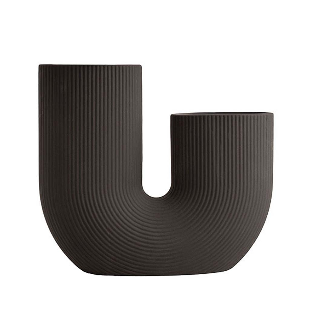 Storefactory – Vase Stravalla dark grey