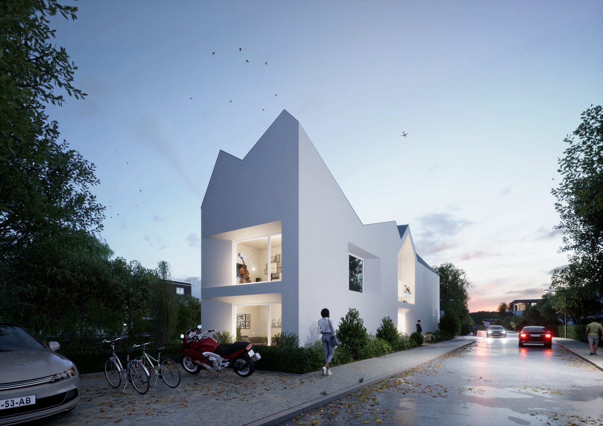 3D Exterior, Mehrfamilienhaus